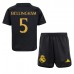 Real Madrid Jude Bellingham #5 Tredjedraktsett Barn 2023-24 Korte ermer (+ Korte bukser)